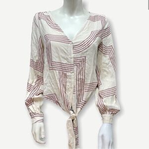 H&M women tops, new, size US: 2, color cream.